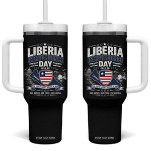 Liberia Independence Day July 26 Patriotic Pride Tumbler With Handle
