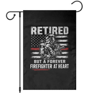 Retired Firefighter Garden Flag Fireman Pride 911 Rescue Retirement Gift