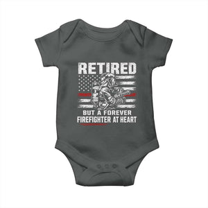 Retired Firefighter Baby Onesie Fireman Pride 911 Rescue Retirement Gift