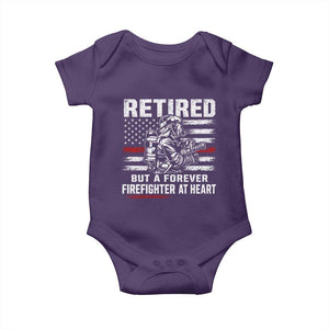 Retired Firefighter Baby Onesie Fireman Pride 911 Rescue Retirement Gift