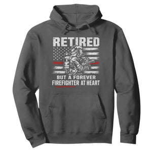 Retired Firefighter Hoodie Fireman Pride 911 Rescue Retirement Gift