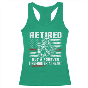Retired Firefighter Racerback Tank Top Fireman Pride 911 Rescue Retirement Gift TS10 Irish Green Print Your Wear