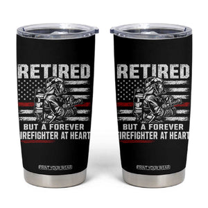 Retired Firefighter Tumbler Cup Fireman Pride 911 Rescue Retirement Gift