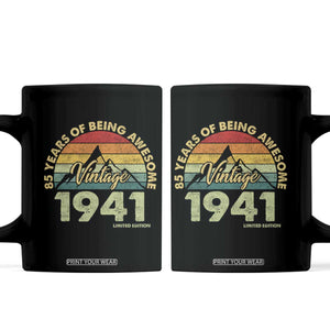 85th Birthday Coffee Mug Vintage 1941 Limited Edition 85 Year Old Gift
