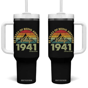 85th Birthday Tumbler With Handle Vintage 1941 Limited Edition 85 Year Old Gift