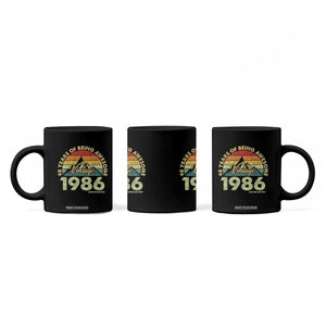 40th Birthday Coffee Mug Vintage 1986 Limited Edition 40 Year Old Gift