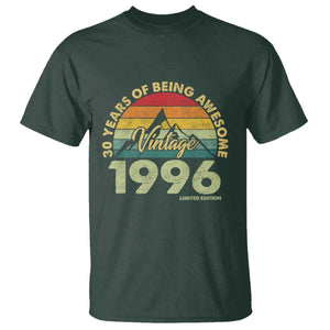 30th Birthday T Shirt Vintage 1996 Limited Edition 30 Year Old Gift