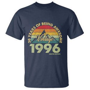 30th Birthday T Shirt Vintage 1996 Limited Edition 30 Year Old Gift