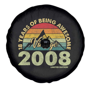 18th Birthday Spare Tire Cover Vintage 2008 Limited Edition 18 Year Old Gift