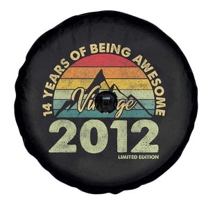 14th Birthday Spare Tire Cover Vintage 2012 Limited Edition 14 Year Old Gift