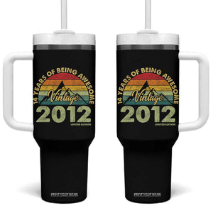 14th Birthday Tumbler With Handle Vintage 2012 Limited Edition 14 Year Old Gift
