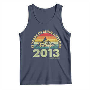 13th Birthday Tank Top Vintage 2013 Limited Edition 13 Year Old Gift
