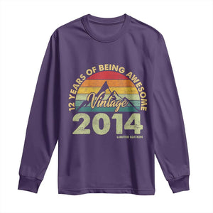 12th Birthday Long Sleeve Shirt Vintage 2014 Limited Edition 12 Year Old Gift