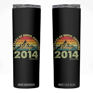 12th Birthday Skinny Tumbler Vintage 2014 Limited Edition 12 Year Old Gift