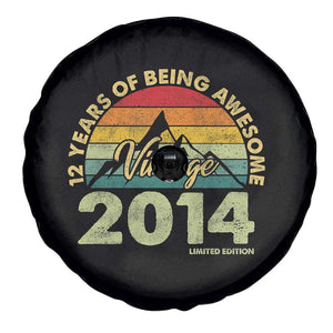 12th Birthday Spare Tire Cover Vintage 2014 Limited Edition 12 Year Old Gift