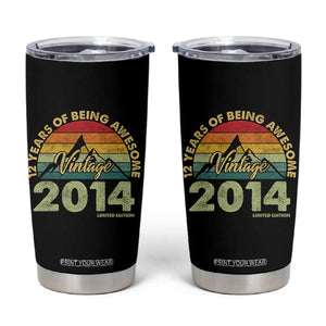12th Birthday Tumbler Cup Vintage 2014 Limited Edition 12 Year Old Gift