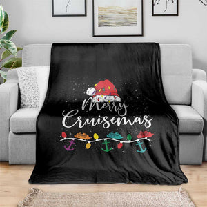 Merry Cruisemas Throw Blanket Family Christmas Cruise Holiday Trip TS10 Print Your Wear
