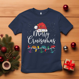 Merry Cruisemas T Shirt Family Christmas Cruise Holiday Trip TS10 Navy Print Your Wear