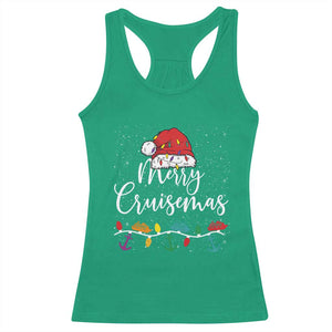 Merry Cruisemas Racerback Tank Top Family Christmas Cruise Holiday Trip TS10 Irish Green Print Your Wear