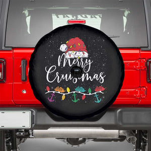 Merry Cruisemas Spare Tire Cover Family Christmas Cruise Holiday Trip TS10 Black Print Your Wear