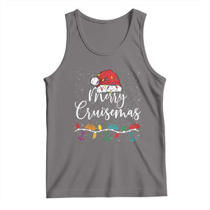 Merry Cruisemas Tank Top Family Christmas Cruise Holiday Trip TS10 Deep Heather Print Your Wear