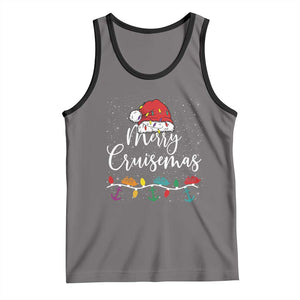Merry Cruisemas Tank Top Family Christmas Cruise Holiday Trip TS10 Deep Heather Black Print Your Wear