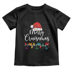 Merry Cruisemas Toddler T Shirt Family Christmas Cruise Holiday Trip TS10 Black Print Your Wear
