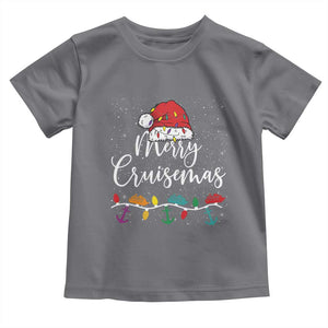 Merry Cruisemas Toddler T Shirt Family Christmas Cruise Holiday Trip TS10 Charcoal Print Your Wear