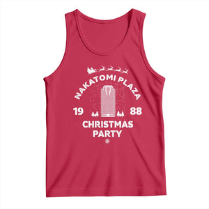 Nakatomi Plaza Christmas Party Tank Top Funny 80's Movie Xmas Party TS10 Red Print Your Wear
