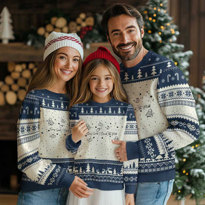 Sorry Santa I Drank The Milk Ugly Christmas Sweater Newborn Baby First Xmas TS10 Beige Navy Print Your Wear