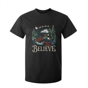 Polar Express T Shirt For Kid Christmas Believe TS10 Black Print Your Wear