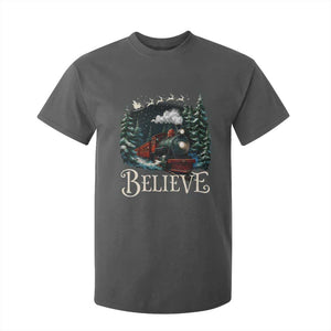 Polar Express T Shirt For Kid Christmas Believe TS10 Dark Heather Print Your Wear