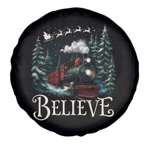 Polar Express Spare Tire Cover Christmas Believe TS10 Print Your Wear