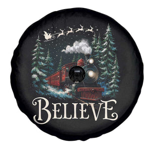 Polar Express Spare Tire Cover Christmas Believe TS10 Print Your Wear