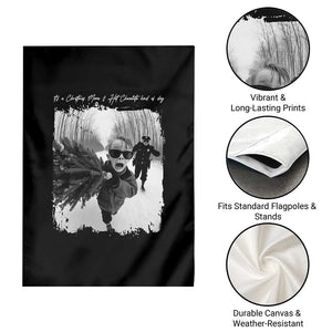 Funny Christmas Movie Garden Flag Funny Kevin Home Xmas Meme Alone TS10 Print Your Wear