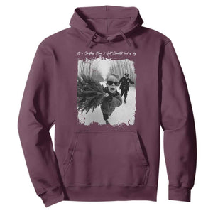 Funny Christmas Movie Hoodie Funny Kevin Home Xmas Meme Alone TS10 Maroon Print Your Wear