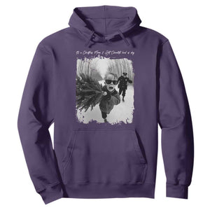 Funny Christmas Movie Hoodie Funny Kevin Home Xmas Meme Alone TS10 Purple Print Your Wear
