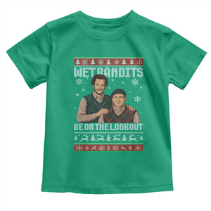 Ugly Christmas Movie Toddler T Shirt Funny Wet Bandits Home Xmas Alone TS10 Irish Green Print Your Wear