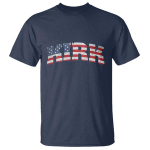 Kirk T Shirt American Flag Charlie Kirk Last Name Surname Team TS10 Navy Print Your Wear