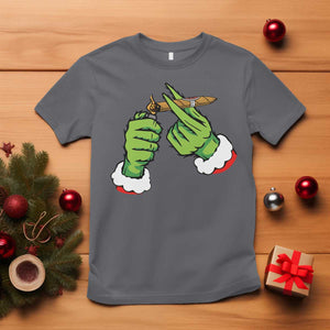 Pothead Christmas T Shirt Cannabis Weed Adult Christmas Party TS10 Charcoal Print Your Wear