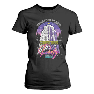 Nakatomi Plaza Christmas Party 1988 T Shirt For Women Funny 80's Movie Ugly Xmas Gift TS10 Black Print Your Wear