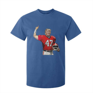 Trump Football T Shirt For Kid Vintage Sports Fan TS10 Royal Blue Print Your Wear