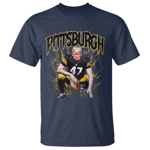 Vintage PFS T Shirt Retro Sports Fan Trump 47 Streetwear Bootleg TS10 Navy Print Your Wear