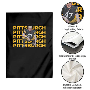 PFS Trump Football Garden Flag Vintage Athletic Sports Fan Game Day TS10 Print Your Wear
