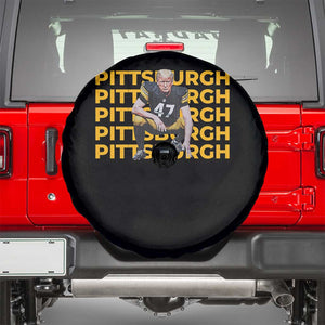 PFS Trump Football Spare Tire Cover Vintage Athletic Sports Fan Game Day TS10 Black Print Your Wear