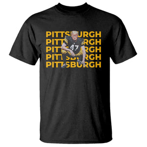 PFS Trump Football T Shirt Vintage Athletic Sports Fan Game Day TS10 Black Print Your Wear