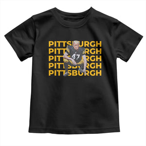PFS Trump Football Toddler T Shirt Vintage Athletic Sports Fan Game Day TS10 Black Print Your Wear