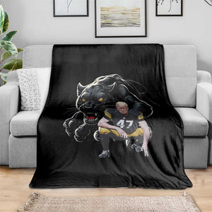 PFS Trump Football Throw Blanket Vintage Athletic Sports Fan Mascot Game Day TS10 Print Your Wear