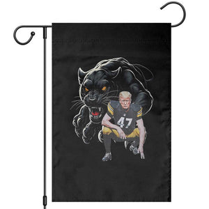 PFS Trump Football Garden Flag Vintage Athletic Sports Fan Mascot Game Day TS10 Black Print Your Wear