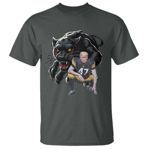 PFS Trump Football T Shirt Vintage Athletic Sports Fan Mascot Game Day TS10 Dark Heather Print Your Wear